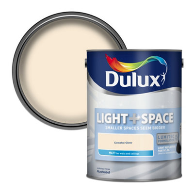 Dulux Light + Space Coastal Glow Matt Wall Paint, 5L