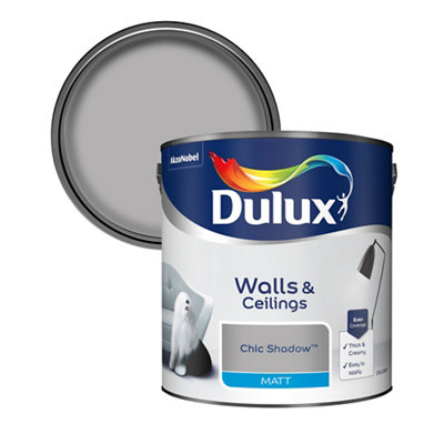 Dulux Walls & Ceilings Chic Shadow Matt Emulsion Paint, 2.5L