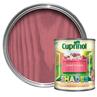 Cuprinol Garden Shades Sweet Sundae Matt Multi-Surface Exterior Wood Paint, 1L