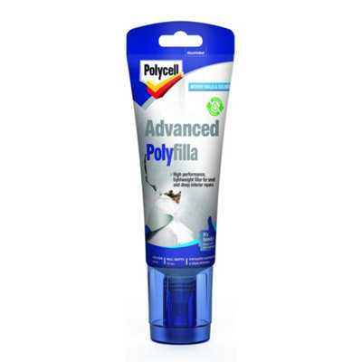 Polycell Advanced White Ready Mixed Powder Filler, 330G