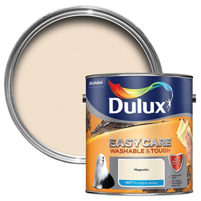 Dulux Easycare Washable & Tough Magnolia Matt Wall & Ceiling Emulsion Paint, 2.5L