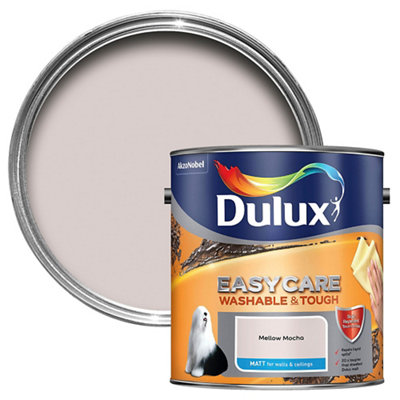 Dulux Easycare Washable & Tough Mellow Mocha Matt Wall & Ceiling Emulsion Paint, 2.5L