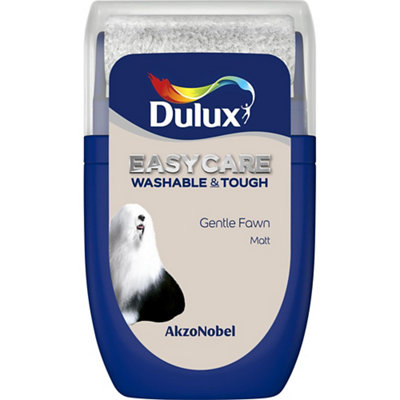 Dulux Easycare Washable & Tough Gentle Fawn Matt Wall & Ceiling Emulsion Paint, 30Ml Tester Pot