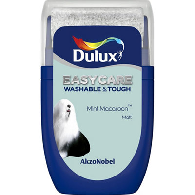 Dulux Easycare Washable & Tough Mint Macaroon Matt Wall & Ceiling Emulsion Paint, 30Ml Tester Pot