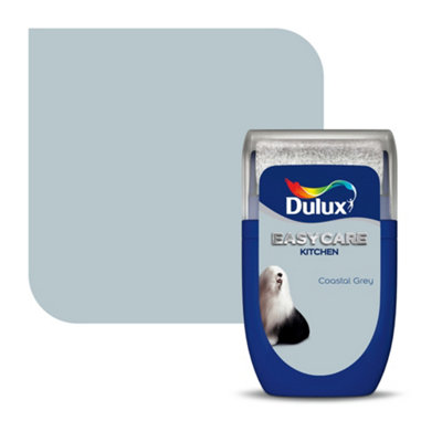 Dulux Easycare Coastal Grey Matt Wall & Ceiling Emulsion Paint, 30Ml Tester Pot