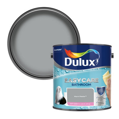 Dulux Easycare Warm Pewter Soft Sheen Wall & Ceiling Emulsion Paint, 2.5L