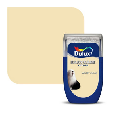 Dulux Easycare Wild Primrose Matt Wall & Ceiling Emulsion Paint, 30Ml Tester Pot