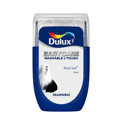Dulux Easycare Washable & Tough Rock Salt Matt Wall & Ceiling Emulsion Paint, 30Ml Tester Pot