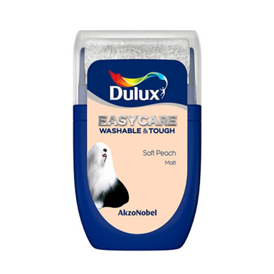Dulux Easycare Washable & Tough Soft Peach Matt Wall & Ceiling Emulsion Paint, 30Ml Tester Pot