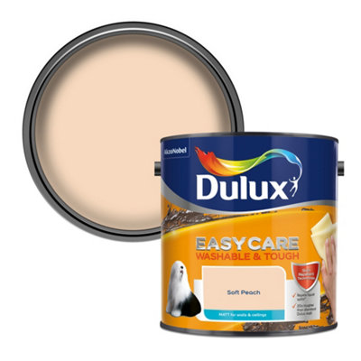 Dulux Soft Peach Easycare Matt Emulsion Paint, 2.5L