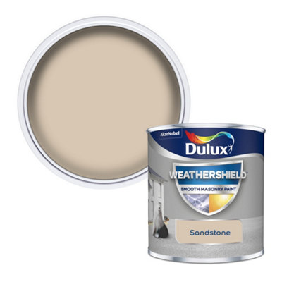 Dulux Weathershield Sandstone Smooth Matt Masonry Paint, 250Ml Tester Pot