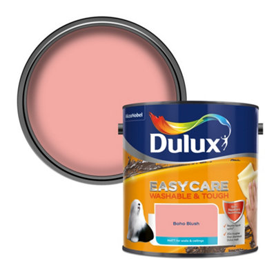 Dulux Easycare Boho Blush Matt Wall Paint, 2.5L