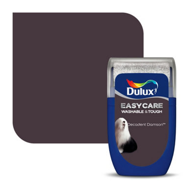 Dulux Easycare Washable & Tough Decadent Damson Matt Wall Paint, 30Ml