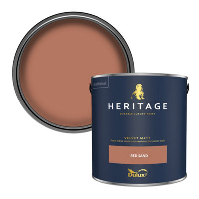 Dulux Heritage Red Sand Velvet Matt Wall Paint, 2.5L