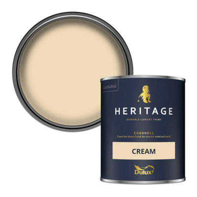 Dulux Heritage Cream Eggshell Metal & Wood Paint, 750Ml