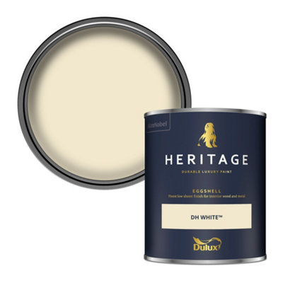 Dulux Dh White Heritage Eggshell Multi-Surface Wall Paint, 750Ml