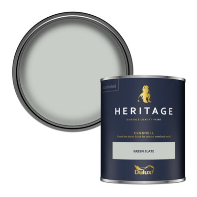 Dulux Heritage Green Slate Eggshell Metal & Wood Paint, 750Ml