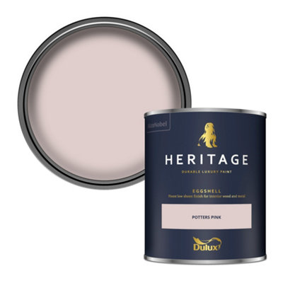 Dulux Heritage Potters Pink Eggshell Metal & Wood Paint, 750Ml