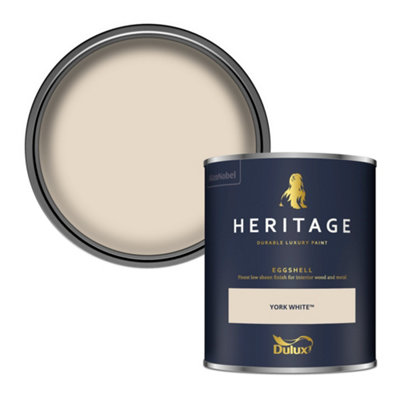 Dulux Heritage York White Eggshell Metal & Wood Paint, 750Ml
