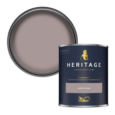 Dulux Heritage Dusted Heather Eggshell Metal & Wood Paint, 750Ml