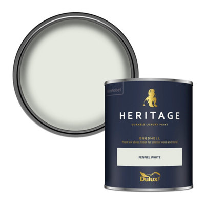 Dulux Heritage Fennel White Eggshell Metal & Wood Paint, 750Ml
