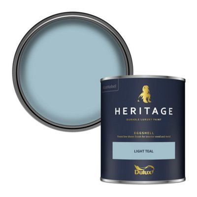 Dulux Heritage Light Teal Eggshell Metal & Wood Paint, 750Ml