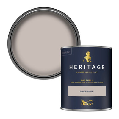 Dulux Heritage Pumice Brown Eggshell Metal & Wood Paint, 750Ml