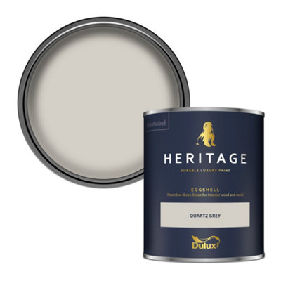 Dulux Heritage Quartz Grey Eggshell Metal & Wood Paint, 750Ml
