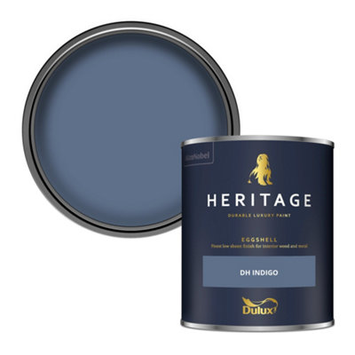 Dulux Dh Indigo Heritage Eggshell Multi-Surface Wall Paint, 750Ml