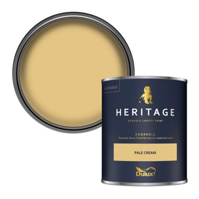 Dulux Heritage Pale Cream Eggshell Metal & Wood Paint, 750Ml