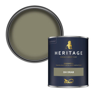 Dulux Dh Drab Heritage Eggshell Multi-Surface Wall Paint, 750Ml