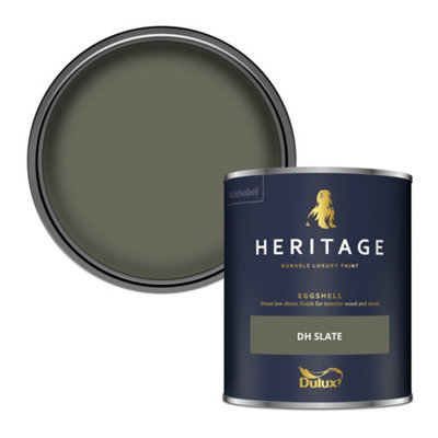 Dulux Heritage Dh Slate Eggshell Metal & Wood Paint, 750Ml