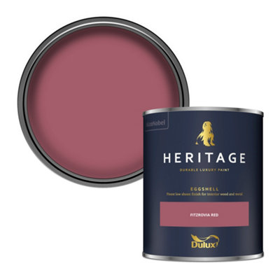Dulux Heritage Fitzrovia Red Eggshell Metal & Wood Paint, 750Ml