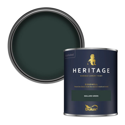 Dulux Heritage Mallard Green Eggshell Metal & Wood Paint, 750Ml