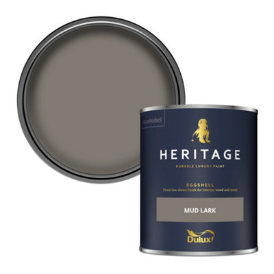 Dulux Heritage Mud Lark Eggshell Metal & Wood Paint, 750Ml