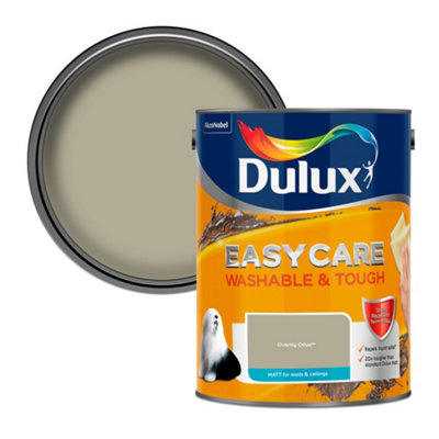Dulux Easycare Overtly Olive Matt Wall Paint, 5L