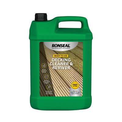 Ronseal Clear Decking Cleaner & Reviver, 5L