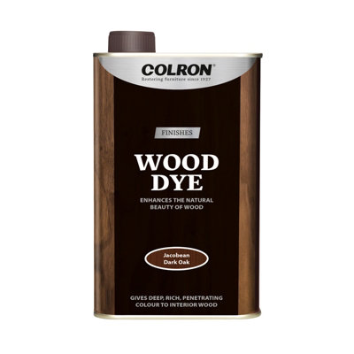 Colron Refined Jacobean Dark Oak Matt Furniture Wood Dye, 500Ml