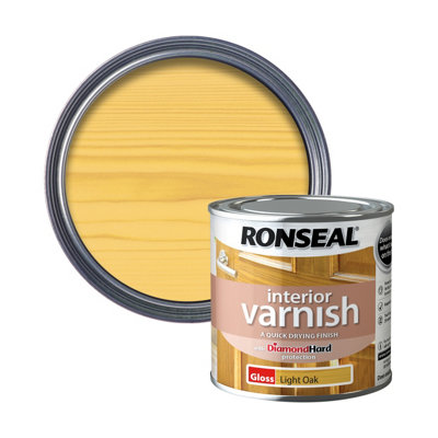 Ronseal Oak Gloss Skirting Wood Varnish, 250Ml