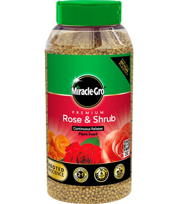 Miracle-Gro Rose Plant Fertiliser Granules 0.9Kg