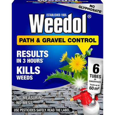 Weedol Path & Gravel Concentrated Weed Killer 0.17L Liquid, Pack Of 6