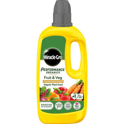 Miracle-Gro Performance Organics Liquid Fruit & Vegetable Fertiliser, 800Ml