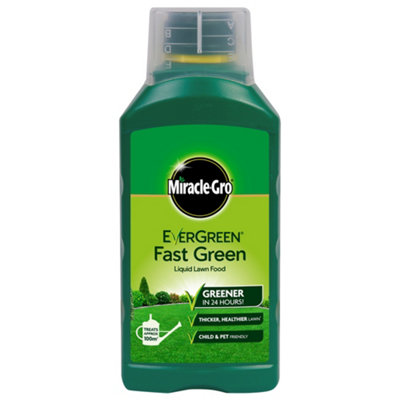 Miracle-Gro Fast Green Liquid Lawn Fertiliser, 1L