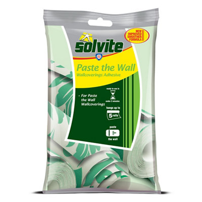 Solvite Paste The Wall Wallpaper Adhesive 230G - 5 Rolls
