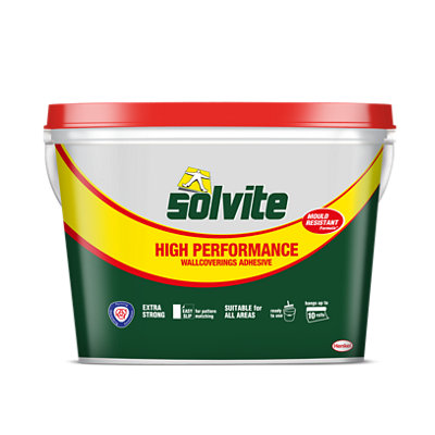 Solvite Ready Mixed Wall Covering Adhesive 10Kg - 10 Rolls