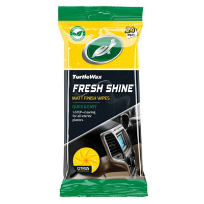 Turtle Wax Fresh Shine Dashboard Wipe, Pack Of 24