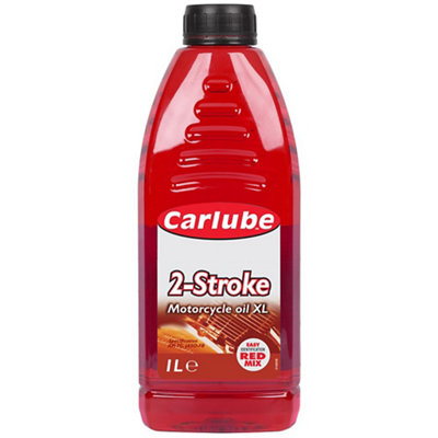 Carlube 2-Stroke Mineral Motorcycle Petrol Engine Oil, 1L Bottle