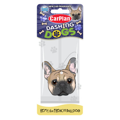Carplan Remy The French Bulldog New Car Hanging Air Freshener