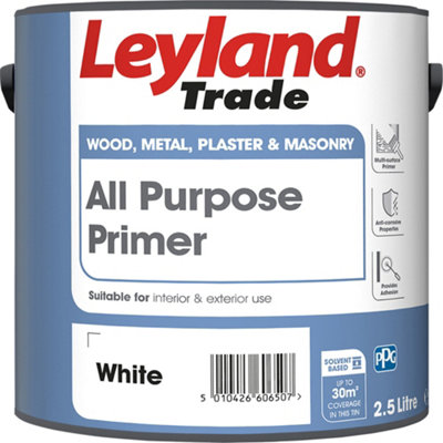 Leyland Trade White Multi-Surface Primer, 2.5L
