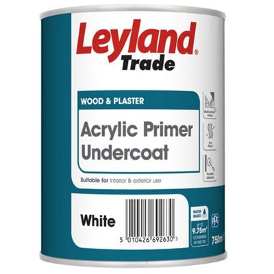 Leyland Trade Universal White Multi-Surface Primer & Undercoat, 750Ml